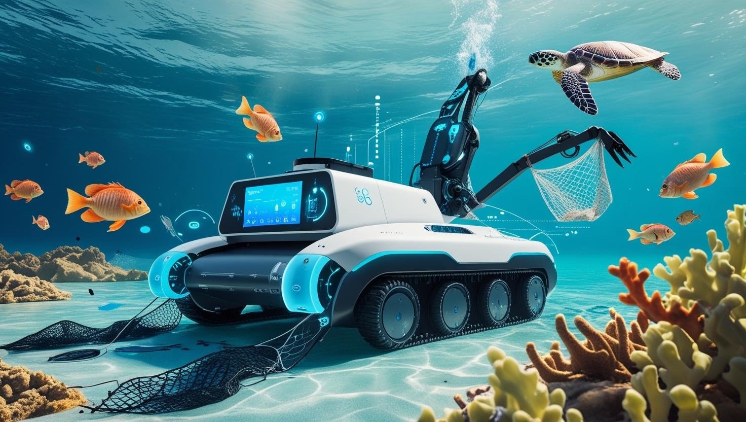 AI-Powered Robotics in Environmental Cleanup and Ocean Conservation 🤖🌊♻️