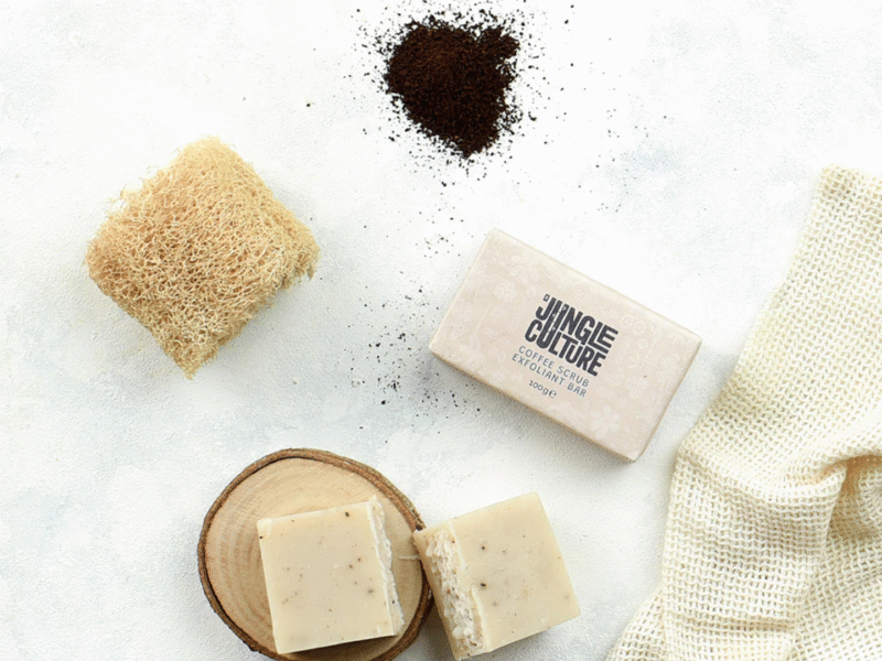 Coffee Scrub Natural Exfoliant Soap Bar