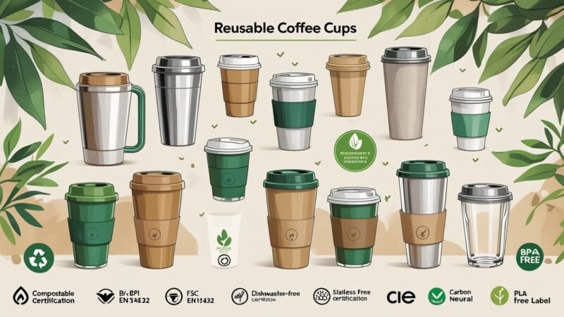 how to pick the best reusable coffee cups that reduce waste and fit your lifestyle