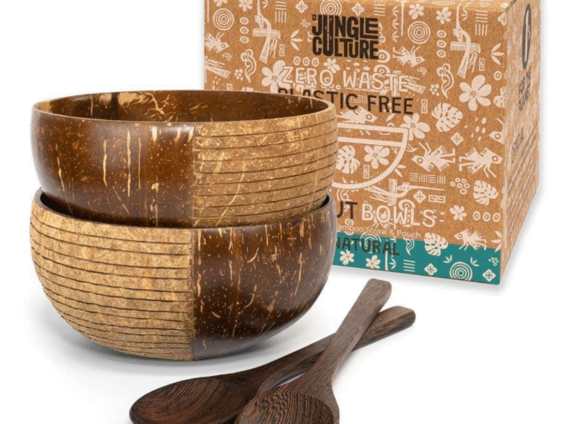 Eco-friendly Coconut Bowls & Spoons