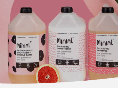 Eco-friendly, refillable personal care products