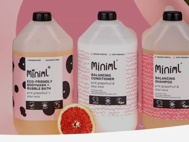Eco-friendly, refillable personal care products