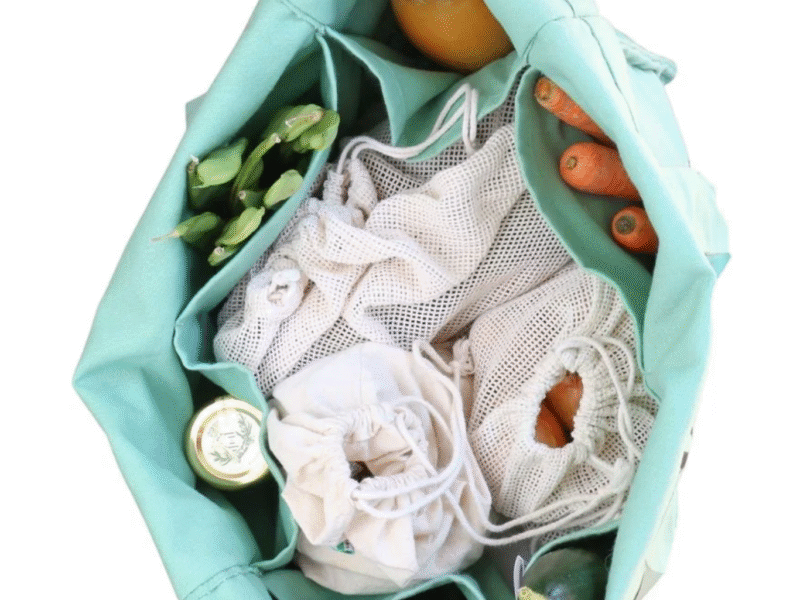 Multi-Pocket Tote Bag