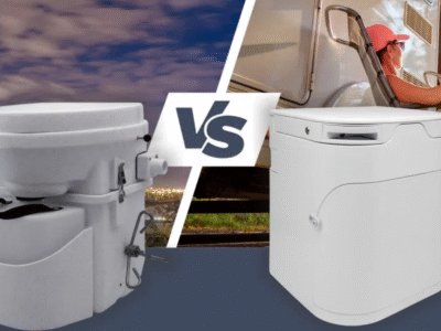 Eco-friendly dry separation toilets