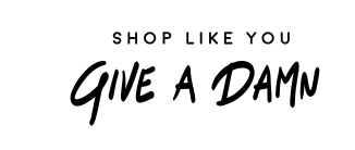 Shop like you give a damn vegan fashion