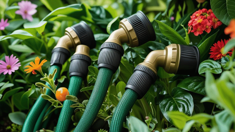 best eco-friendly garden hoses that save water and are durable in 2025