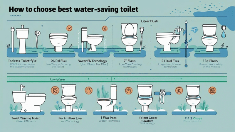 how to choose the best water saving toilet models with WaterSense certification and advanced flush technology 2025