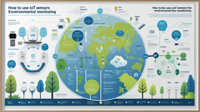 how to use IoT sensors for scalable and secure environmental monitoring with regular maintenance