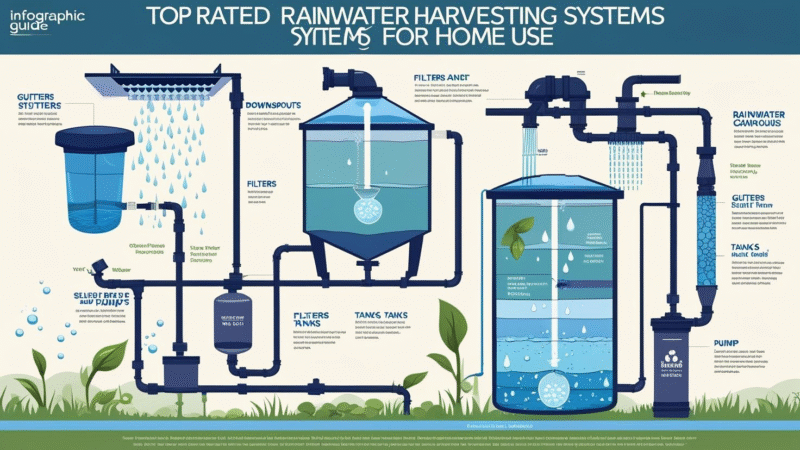 top rated rainwater harvesting systems for home use with filtration smart controls and scalable capacity 2025