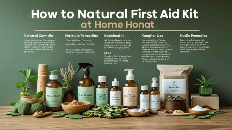 How to Build a Natural First Aid Kit at Home