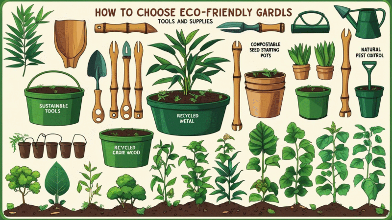 How to Choose Eco-Friendly Garden Tools and Supplies