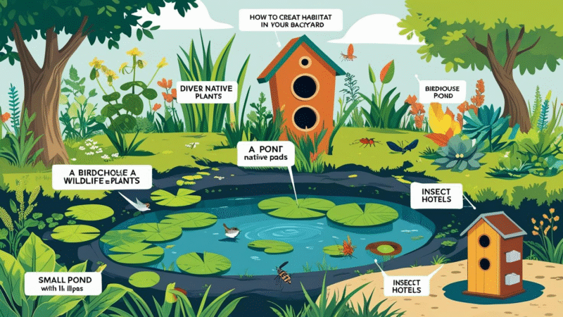 How to Create a Wildlife Habitat in Your Backyard