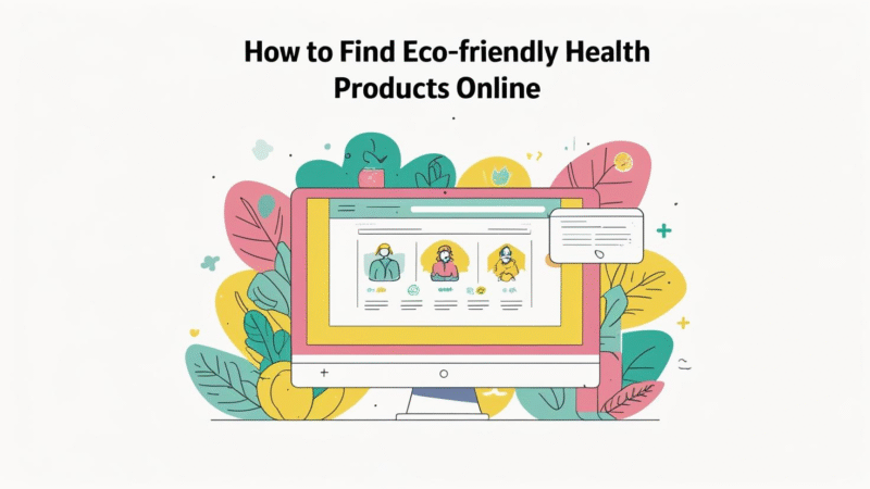 How to Find Eco-Friendly Health Products Online
