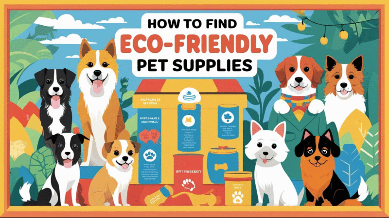 How to Find Eco-Friendly Pet Supplies for Your Furry Friends