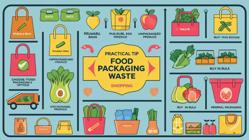 How to Reduce Food Packaging Waste While Shopping
