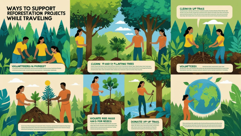 How to Support Reforestation Projects While Traveling