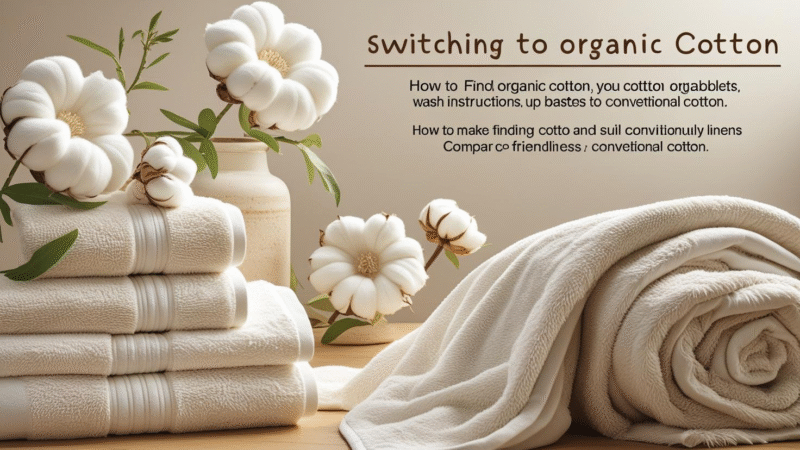 How to Switch to Organic Cotton Towels and Linens