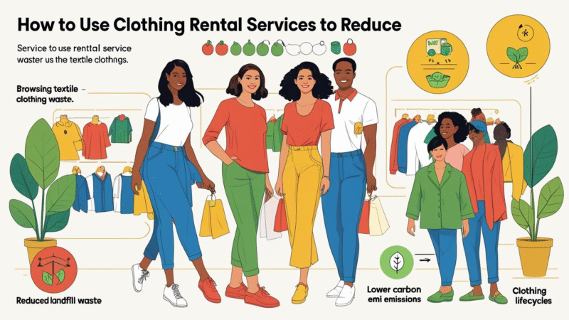 How to Use Clothing Rental Services to Reduce Waste