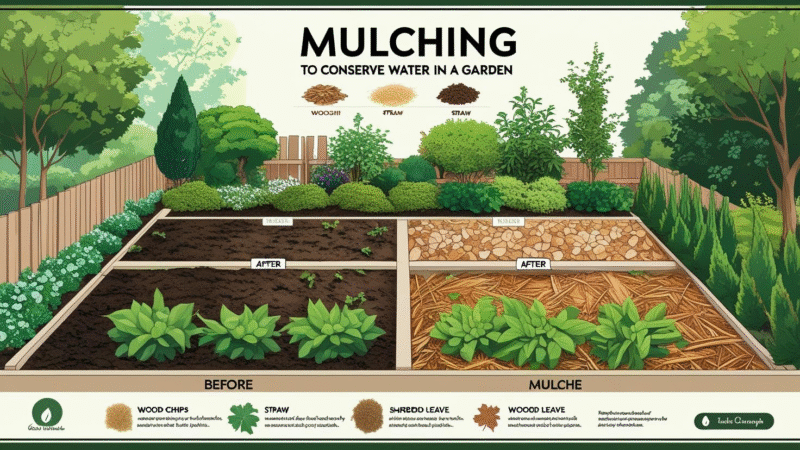 How to Use Mulching to Save Water in Your Garden