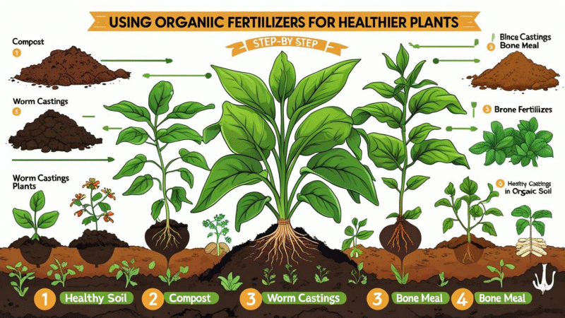 How to Use Organic Fertilizers for Healthier Plants