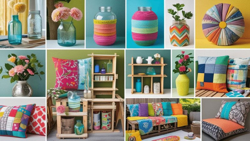 How to Use Recycled Materials for DIY Home Projects