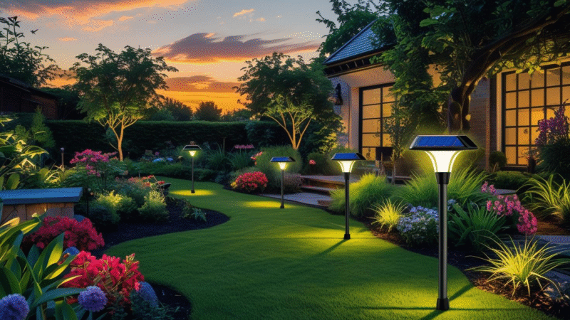 How to Use Solar Garden Lights to Save Energy