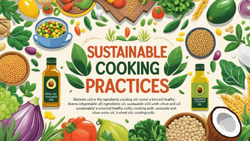 How to Use Sustainable Cooking Oils and Ingredients