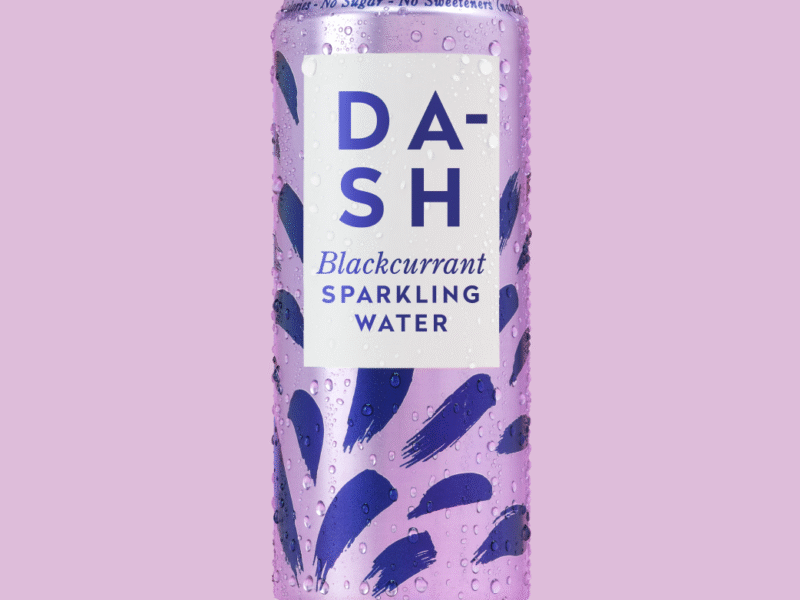 Blackcurrant Flavoured Sparkling Water | 12 x 330ml Cans