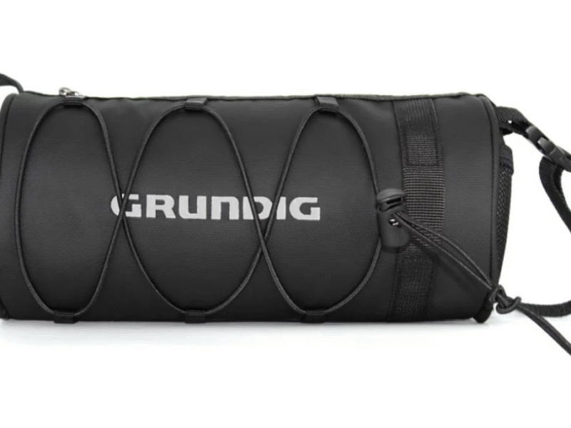 Grundig 2L wasserdichte Fahrradlenkertasche ¨C Umwandelbar in Crossbody