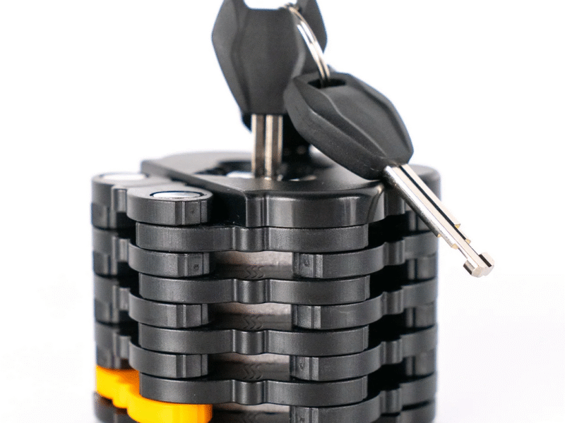 GRUNDIG folding lock for mountain bikes and electric bikes