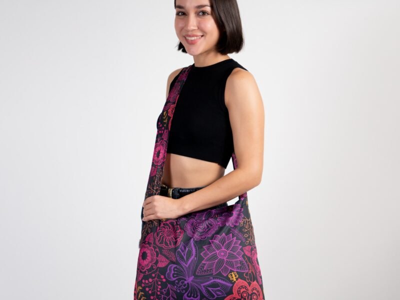 Nanobag Sling Neon Flowers