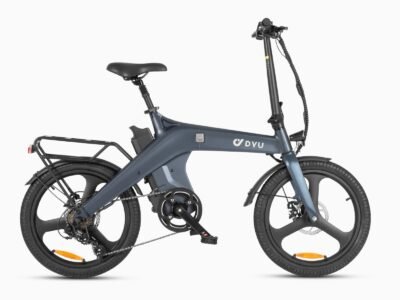 DYU T1 20 Inch Foldable Electric Bike - Grey