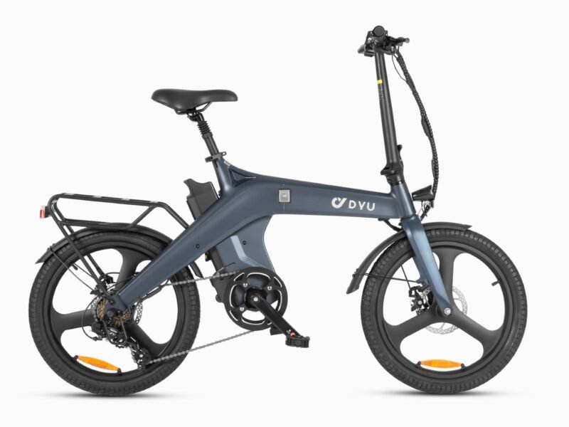 DYU T1 20 Inch Foldable Electric Bike - Grey