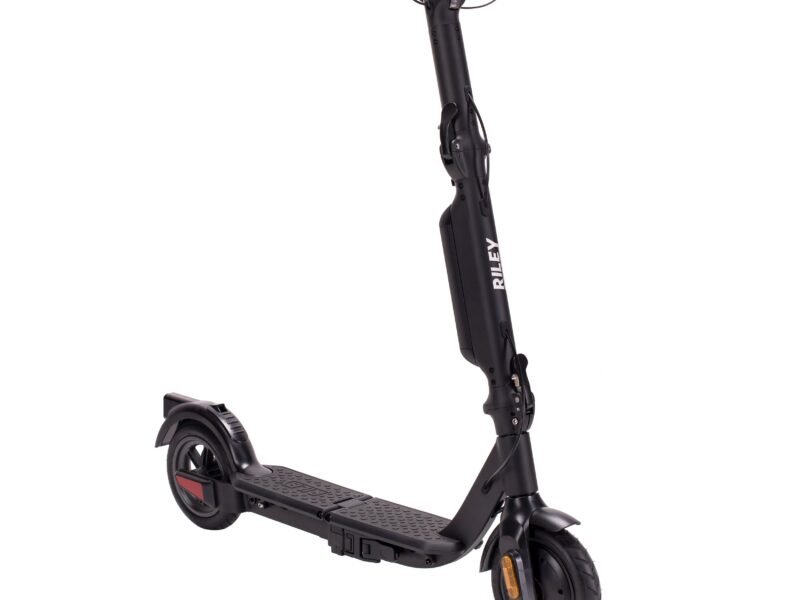 Riley RS3 Electric Scooter Foldable Black 350W Top Speeds Of 25km/h