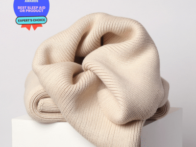 Certified Organic Cotton Kids Weighted Blanket 1.5kg Cream Beige