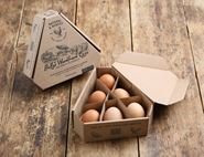 Soya Free Eggs, Free Range, Non-Organic, Billy’s Woodland Eggs (6 mixed size)