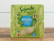 Natural Soya Yogurt Alternative, Organic, Sojade (4 x 100g)