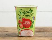 Strawberry Soya Yogurt Alternative, Organic, Sojade (400g)