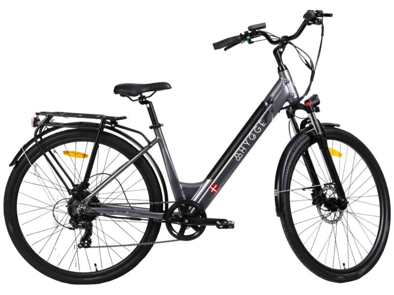 Hygge Aarhus Step Through Electric Bike Graphite Grey 250W Motor