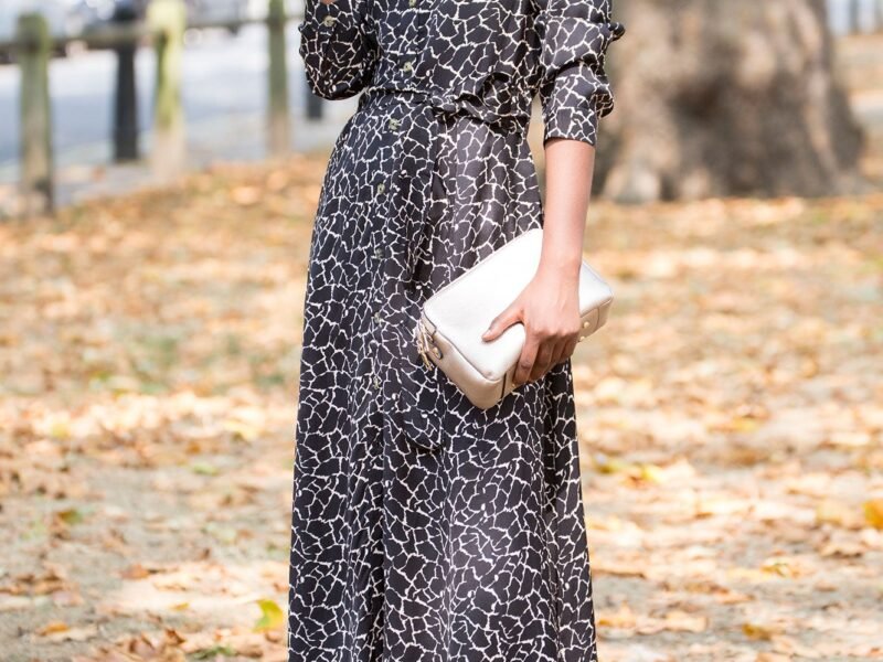 Alice LENZING? Viscose Shirt Dress | Black/Taupe