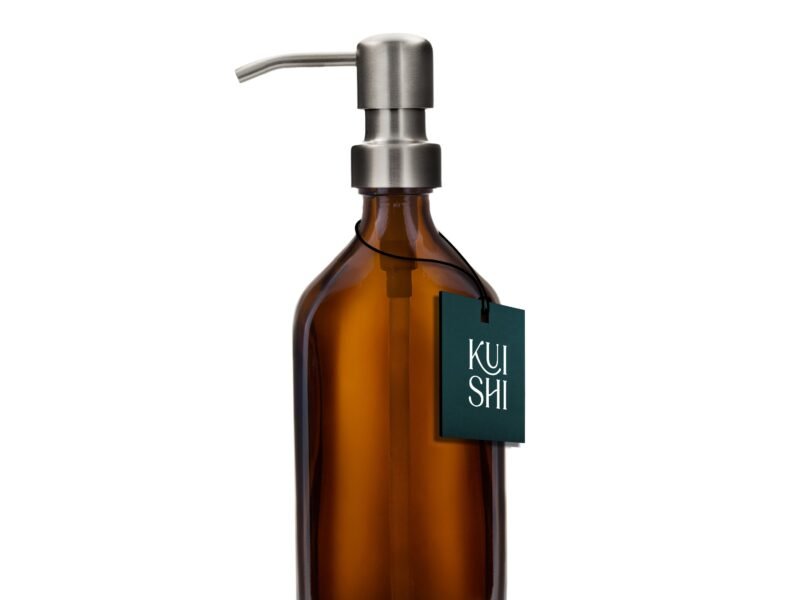 Rectangle Dispenser Stainless Steel Pump