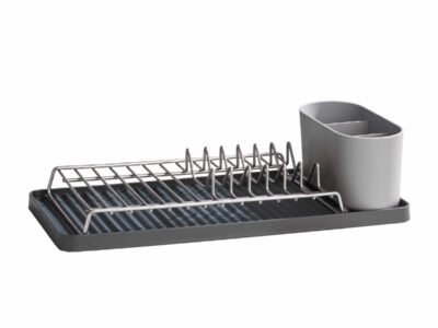 Recycled Draining Rack, Compact By ReBorn | Colour: Dark Grey
