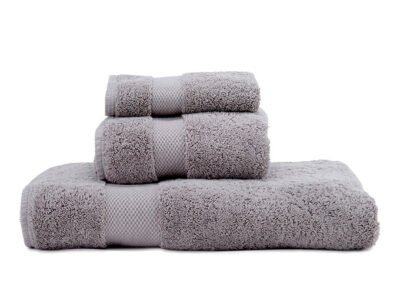 Mineral Grey Luxury Organic Cotton Bath, Hand and Face Towel Set