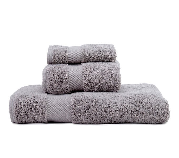 Mineral Grey Luxury Organic Cotton Bath, Hand and Face Towel Set