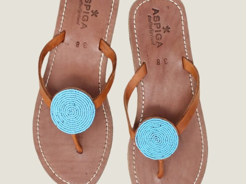 Disc Sandals | Turquoise