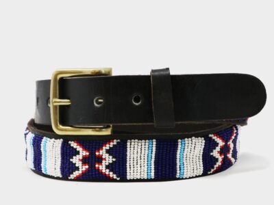 Faru Leather Belt | Dark Blue for shops