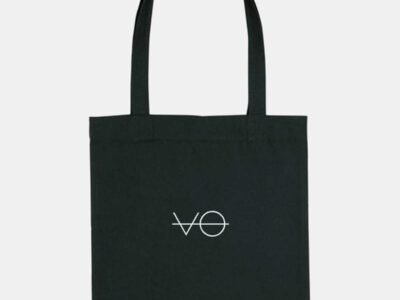 Black Organic Tote Bag, Vegan Gift
