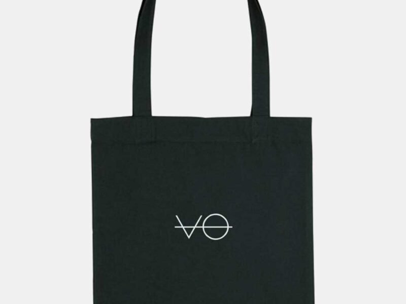 Black Organic Tote Bag, Vegan Gift