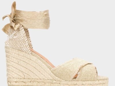 Bluma Canvas Wedge Espadrilles | Gold