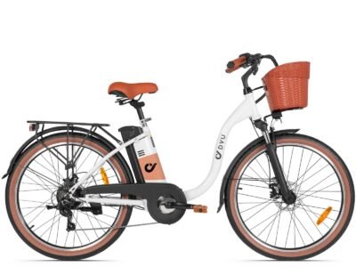 DYU C6 Pro 26 Inch City Electric Bike - White